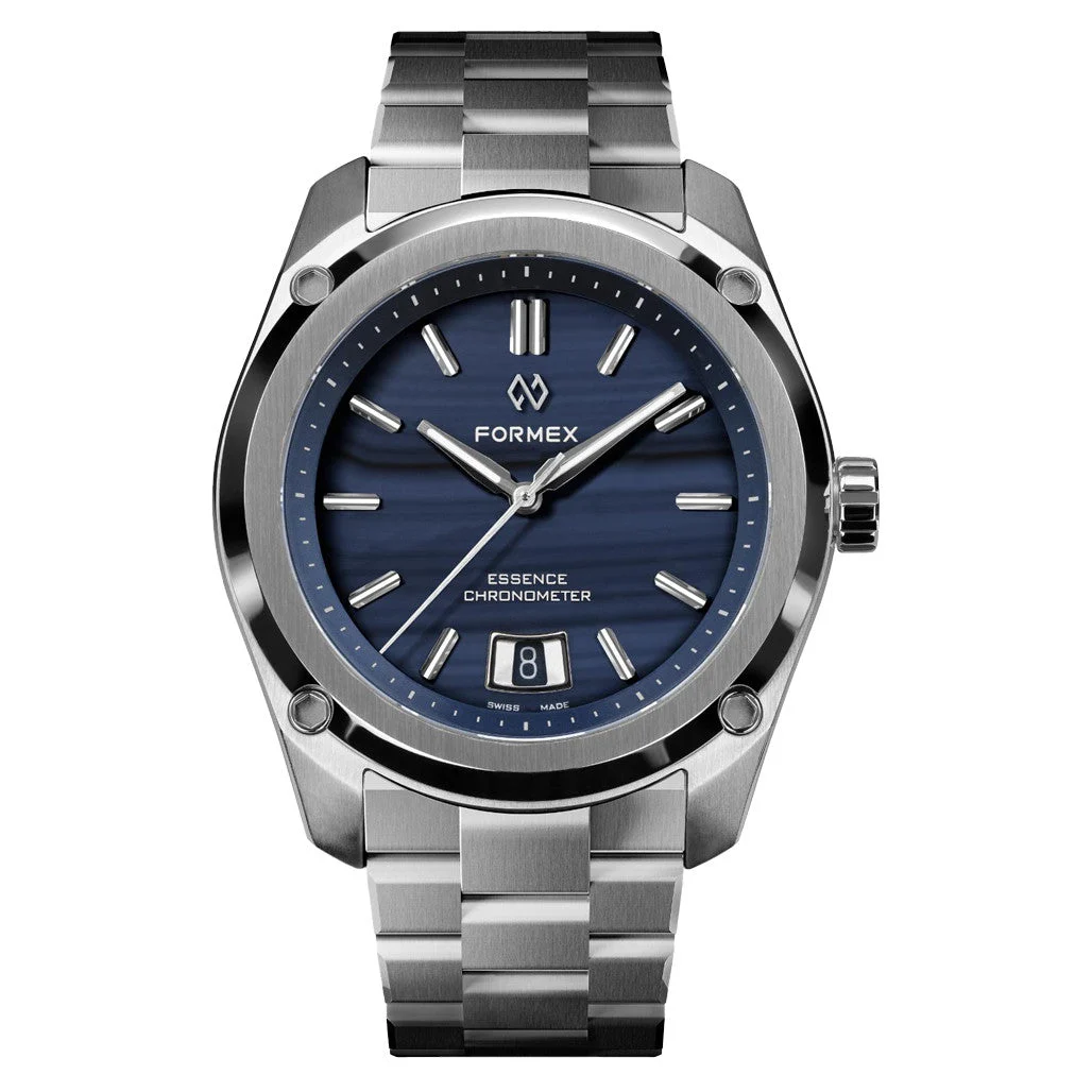Formex Essence ThirtyNine Swiss Automatic Chronometer with Blue Agate Dial #0333-1-6639-100 45 mm kol saati