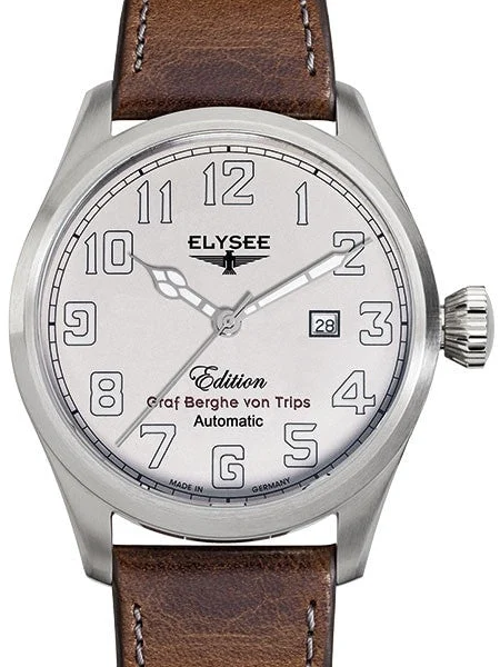 Elysee Hemmersbach Automatic Watch with Sapphire Crystal #38010 46 mm kol saati