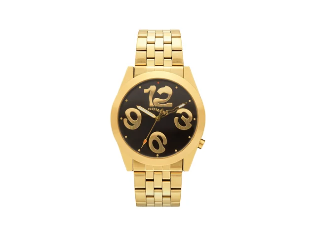 Komono Ray Liquid Estate Gold Black KOM-W4350 kol saati