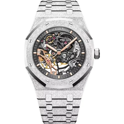 Audemars Piguet Frosted Gold Double Balance Wheel Openworked 15407BC.GG.1224BC.01 41 mm kol saati