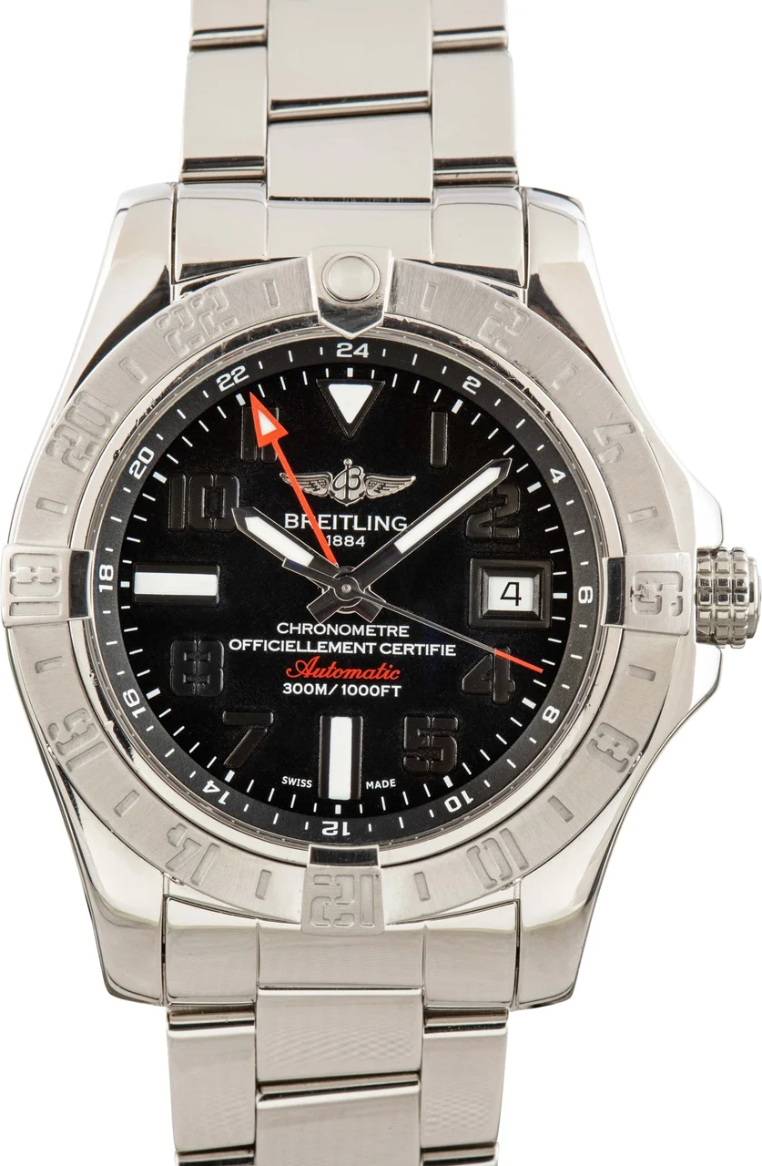 Breitling Avenger Automatic GMT 43 Black Dial A3239011/C872 43 mm kol saati