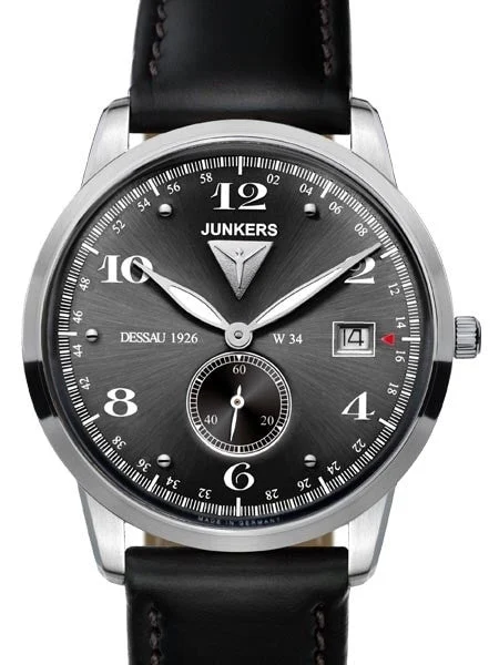 Junkers Scratch and Dent - Dessau 1926 Flatline Ulta-Thin Dress Watch #6334-2 SND223 kol s