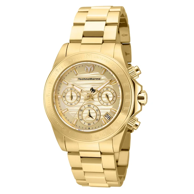 Invicta TechnoMarine Manta Ray Watch - 38mm, Gold (TM-219013) kol saati