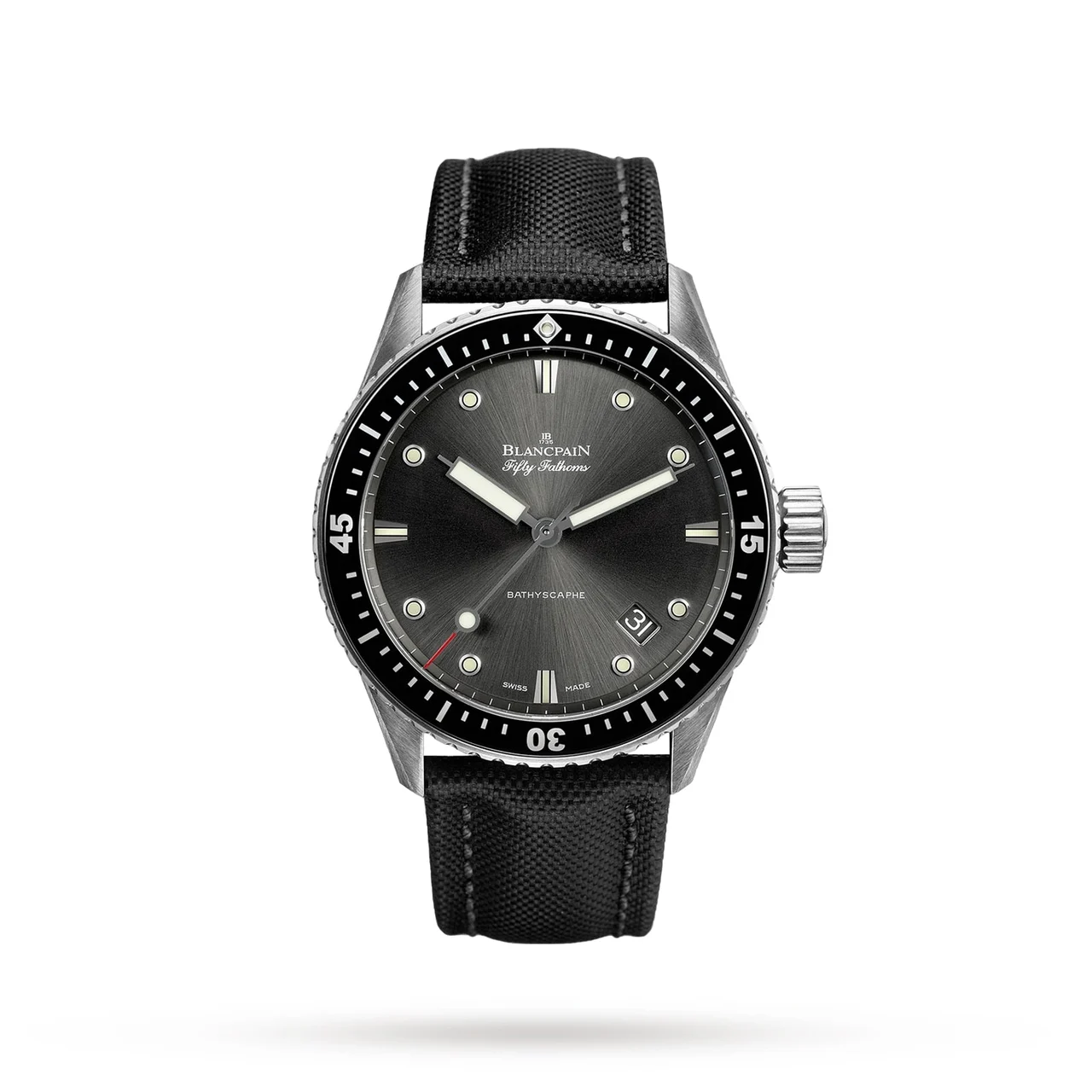 Blancpain Fifty Fathoms Bathyscaphe 17480243 43 mm kol saati