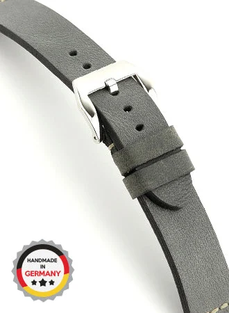 RIOS Vintage Leather Birmingham - Stone Grey - Vintage Leather 17903/RI kol saati