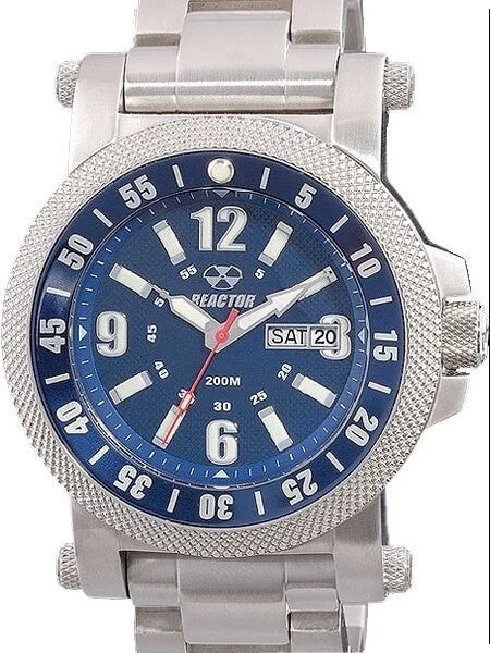 Reactor Fallout 2 Dive Watch with SuperLuminova Illumination and 45mm Stainless Steel Case #56503 45 mm kol saati