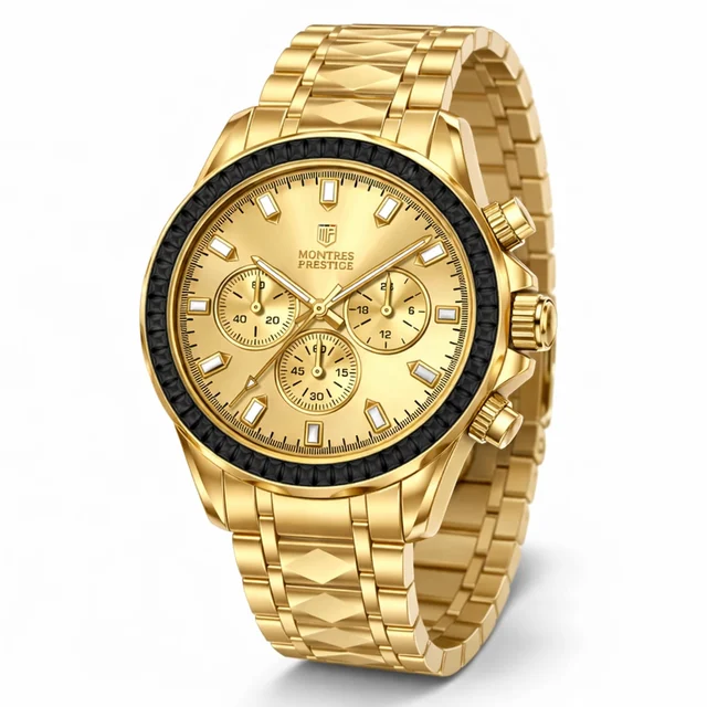 Montres Prestige InvictaMen's Watch - 44.5mm. Gold (MPW-0343) kol saati