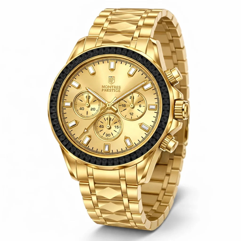 Montres Prestige InvictaMen's Watch - 44.5mm. Gold (MPW-0343) 44.5 mm kol saati