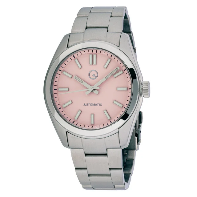 Islander Brookville Hi-Beat Automatic Dress Watch with Cotton Candy Dial #ISL-132 kol saat