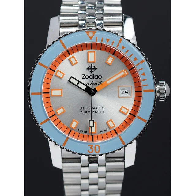 Zodiac Super Sea Wolf 40mm 210009N31635 kol saati