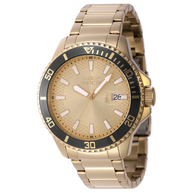 Invicta Open Box Pro Diver Watch - 45mm, Gold (AIC-46140) kol saati