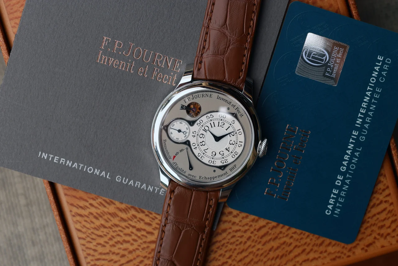 F.P. Journe Chronometre Optimum ref. CO “Platinum, 42mm” 42 mm kol saati