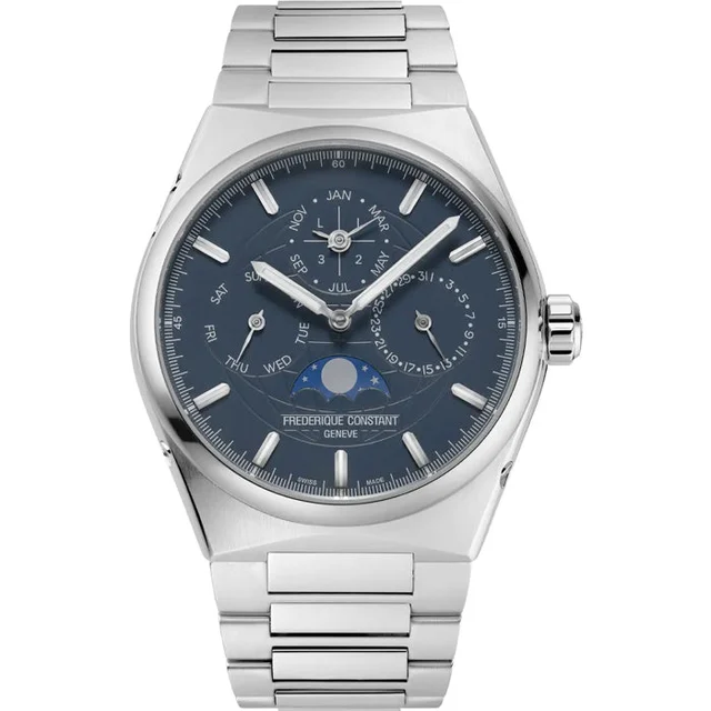 Frederique Constant Highlife Perpetual Calendar FC-775BL4NH6B Blue Dial kol saati