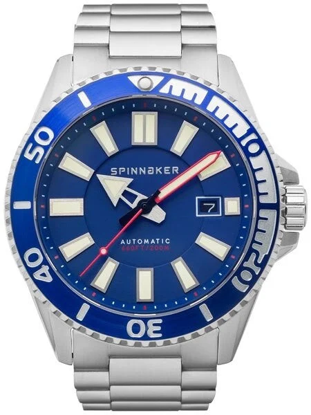 Spinnaker Automatic 200 Meter Dive Watch with Stainless Steel Bracelet #SP-5074-22 kol saa