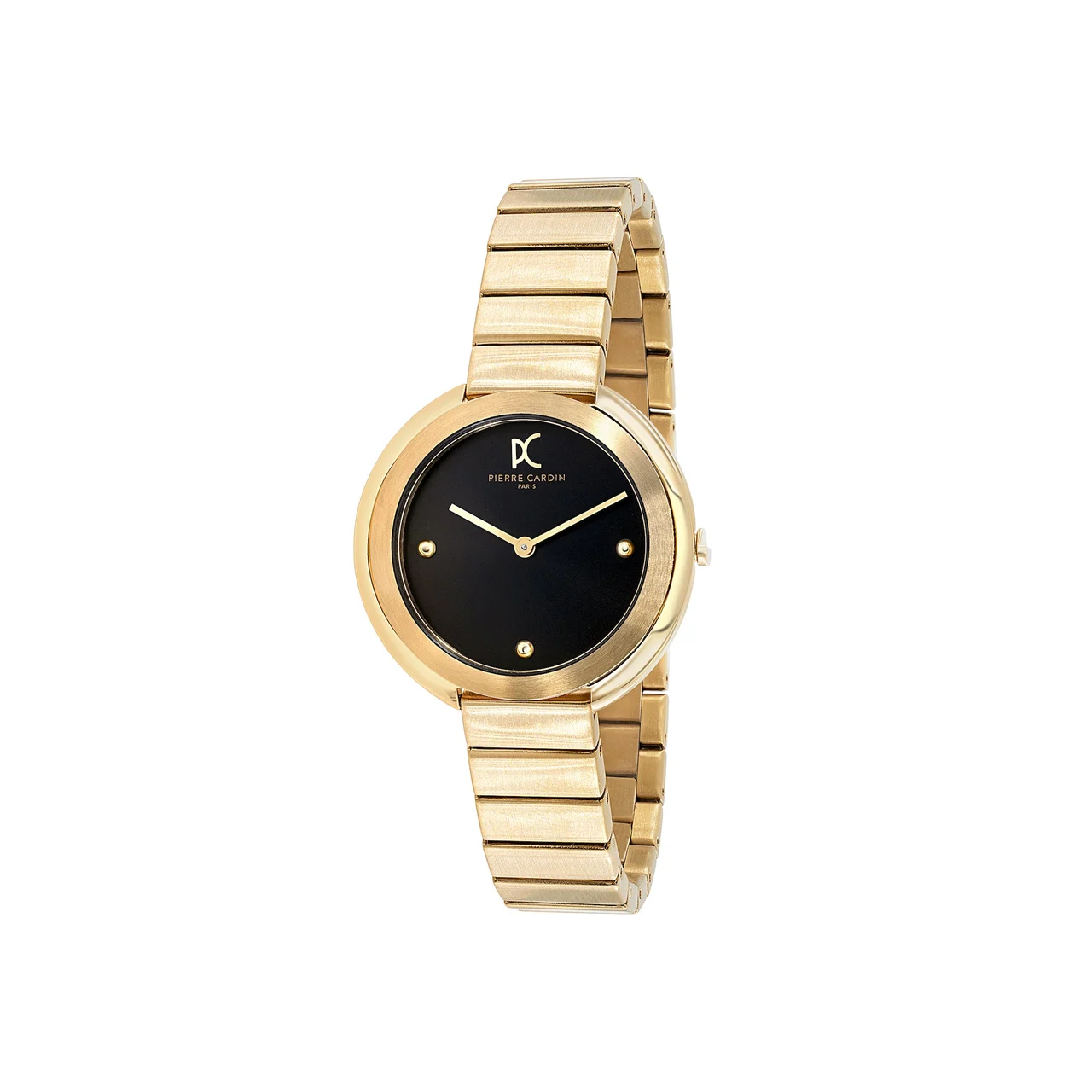 MONTMARTRE Gold Watch with Metal Link Strap CMC.8003 36 mm kol saati