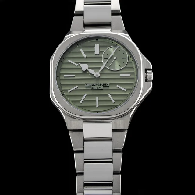 Speake-Marin Ripples Metallic Green 604015460 NAP210009N14947 kol saati