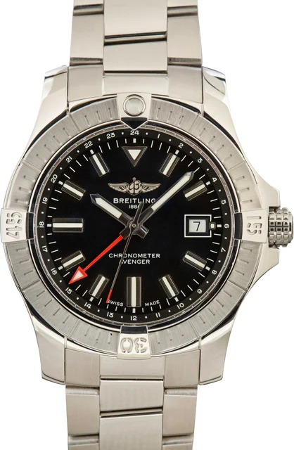 Breitling Avenger Automatic GMT 43 Stainless Steel A32397101B1A1 kol saati
