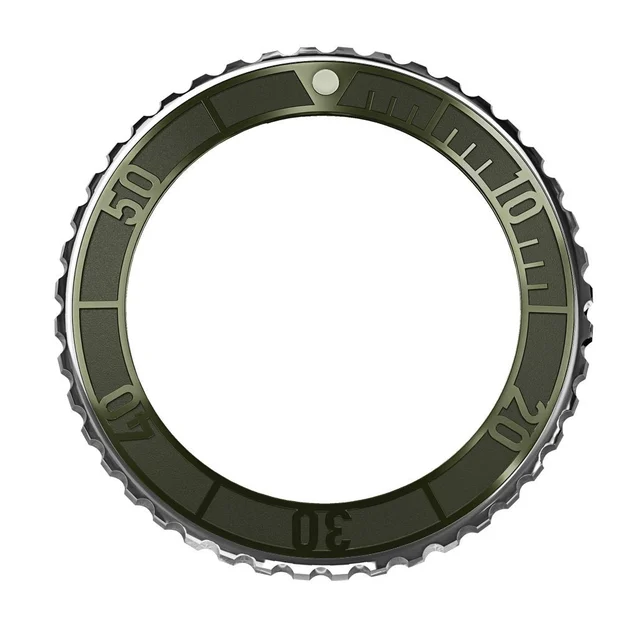 Formex Stainless Steel Bezel with Green Insert for REEF Chronometer #BEZ-2200-000 kol saat