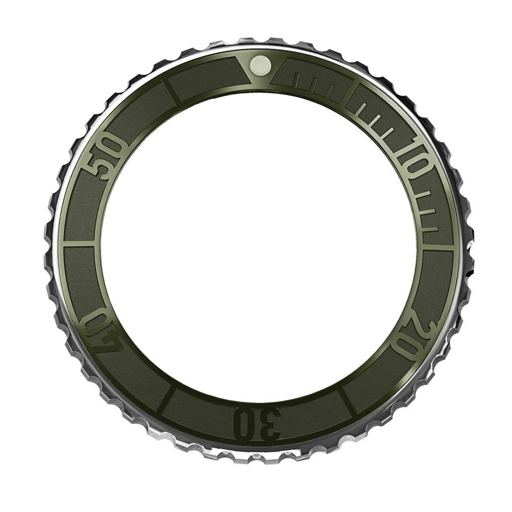 Formex Stainless Steel Bezel with Green Insert for REEF Chronometer #BEZ-2200-000 kol saati