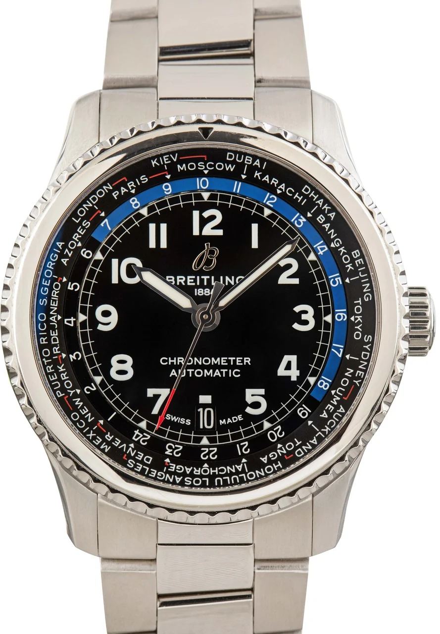 Breitling Aviator 8 B35 Unitime 43 AB3521U41B1A1 43 mm kol saati