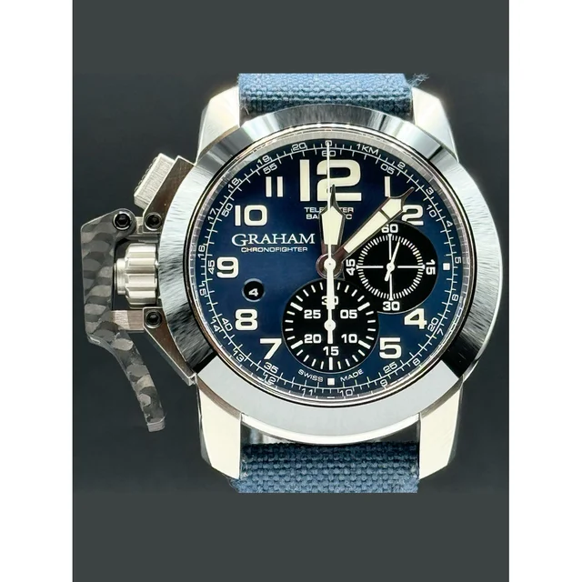 Graham Chronofighter Steel Blue 210000077476 kol saati