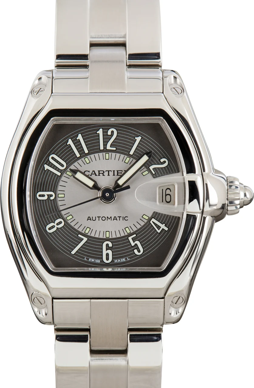 Cartier Roadster W62001V3 Stainless Steel 38 mm kol saati