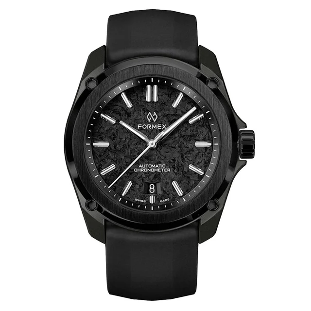 Formex Essence Leggera FortyOne (41mm) COSC Automatic Carbon Case Watch with Forged Carbon