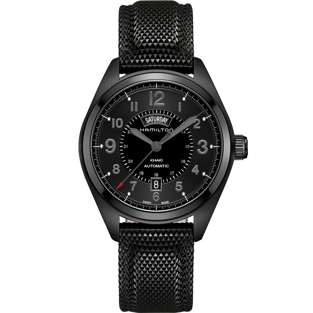 Hamilton Khaki Field Day Date Auto H70695735 42 mm kol saati