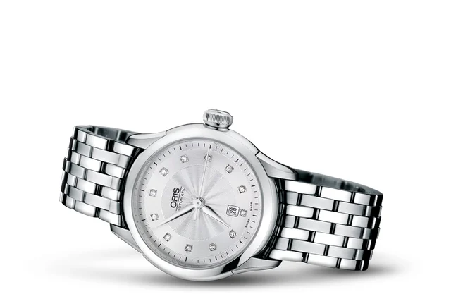 Oris Artelier Date Diamonds 01 561 7604 4041-07 8 16 73 kol saati