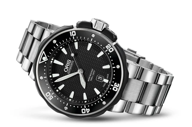 Oris ProDiver Date 01 733 7682 7154-07 8 26 75PEB kol saati