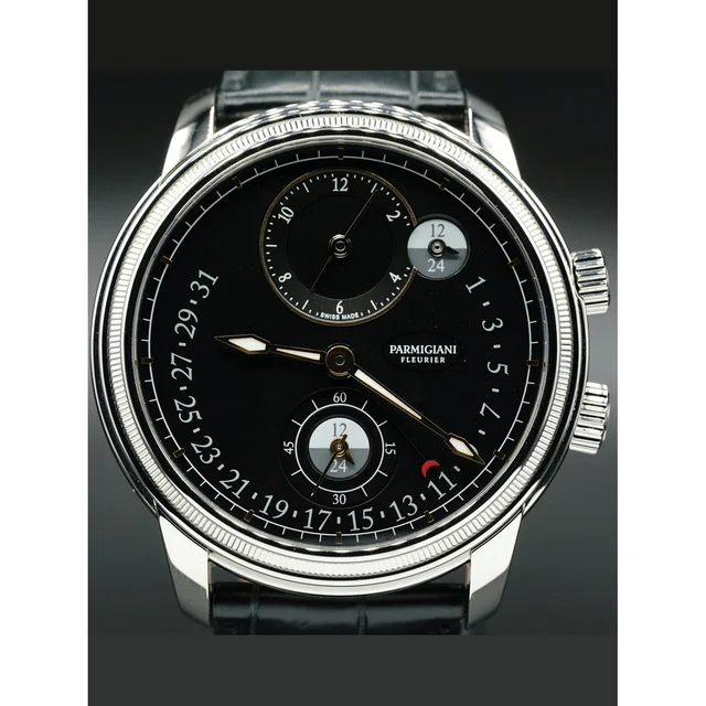 Parmigiani Fleurier Toric Hemispheres Retrograde Steel Black PFC493-0001400-XA1442 2100000