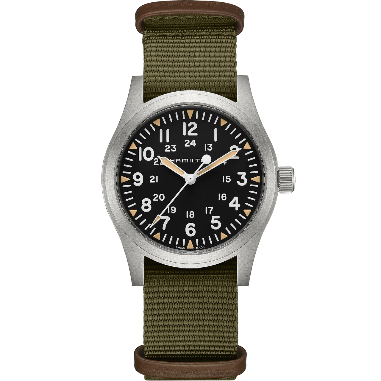 Hamilton Khaki Field Mechanical 42mm H69529933 42 mm kol saati