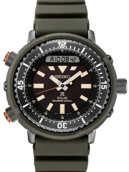 Seiko "Arnie" Prospex Tuna Dive Watch with Solar Movement and 47.5mm Case #SNJ031 kol saat