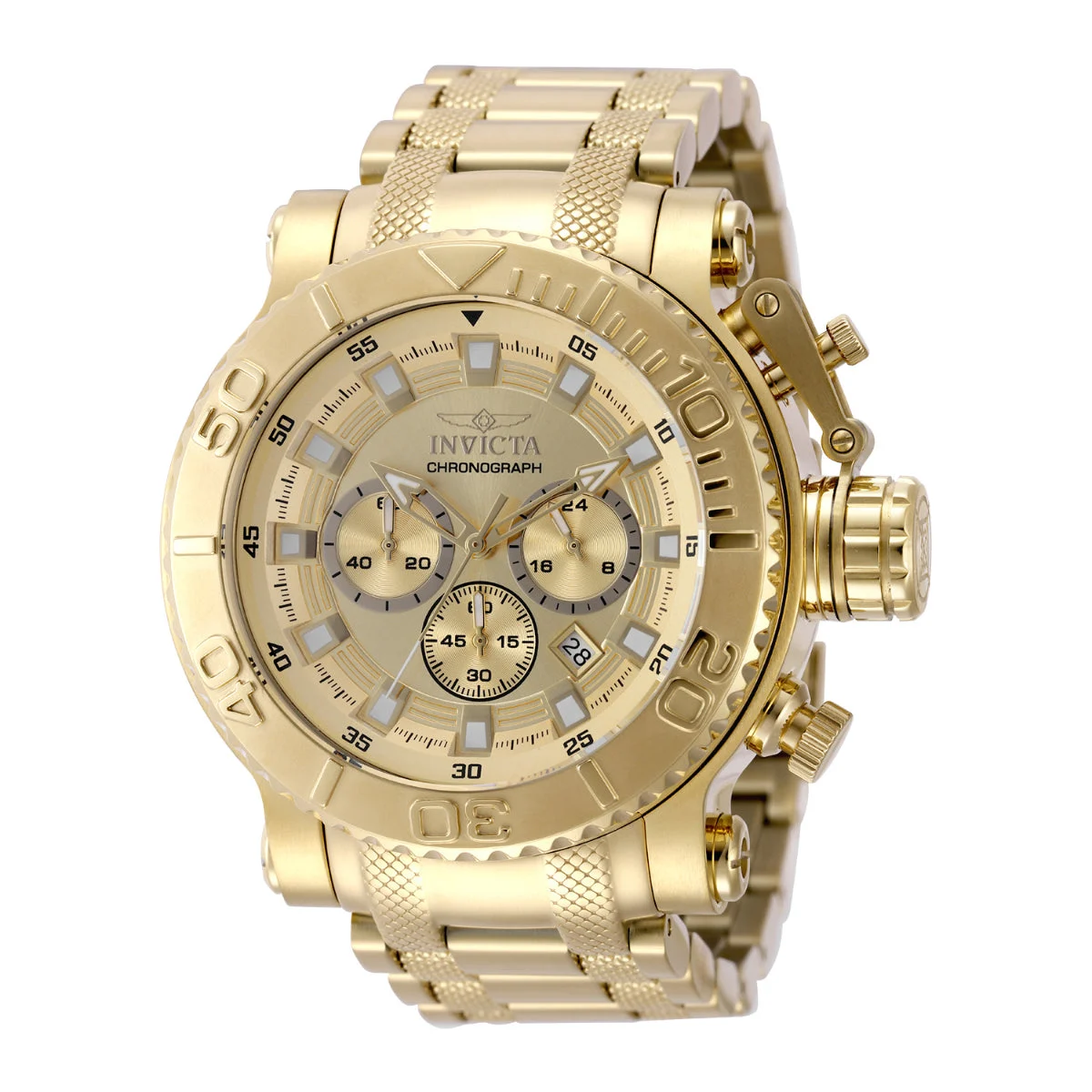 Invicta Coalition Forces Synarchy Watch - 52mm. Gold (50115) 52 mm kol saati