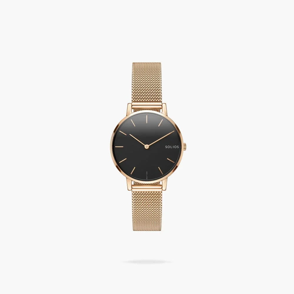 Solios CA Solar Mini W-Min-BkRo29-MRo 29 mm kol saati