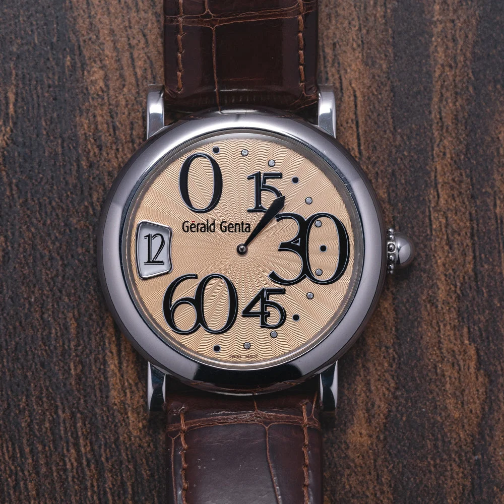 Gerald Genta Rétro REC.L.10.490.CB.BA 38 mm kol saati