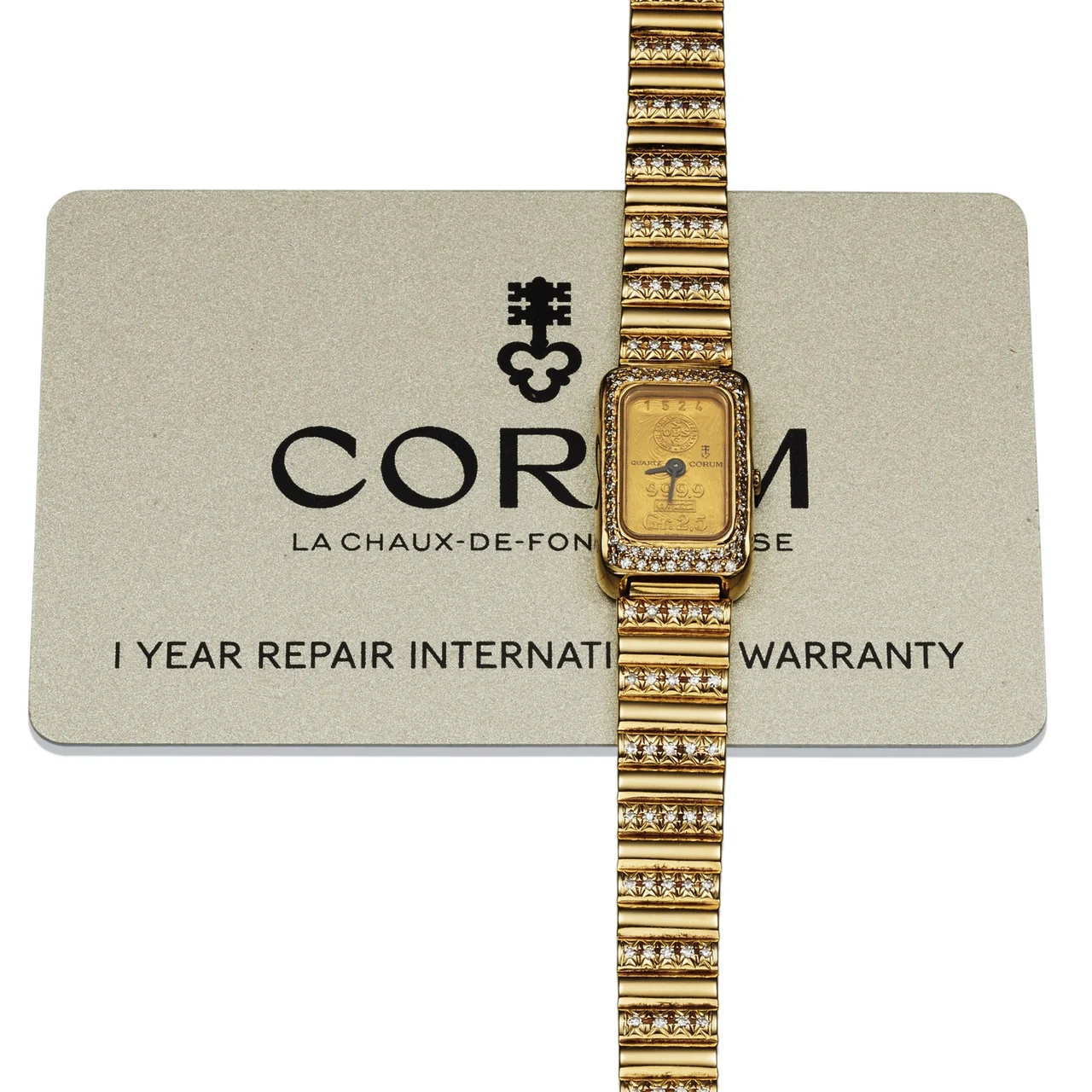 Corum Gr. 2.5 Gold Ingot Lady'S Quartz Corum Gr Gold Ingot Lady S Quartz 48800 kol saati