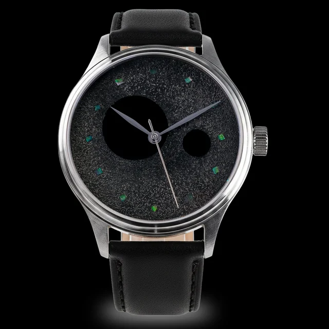 Wancher Watch Dream Watch - Charcoal Urushi Sumi Raden kol saati