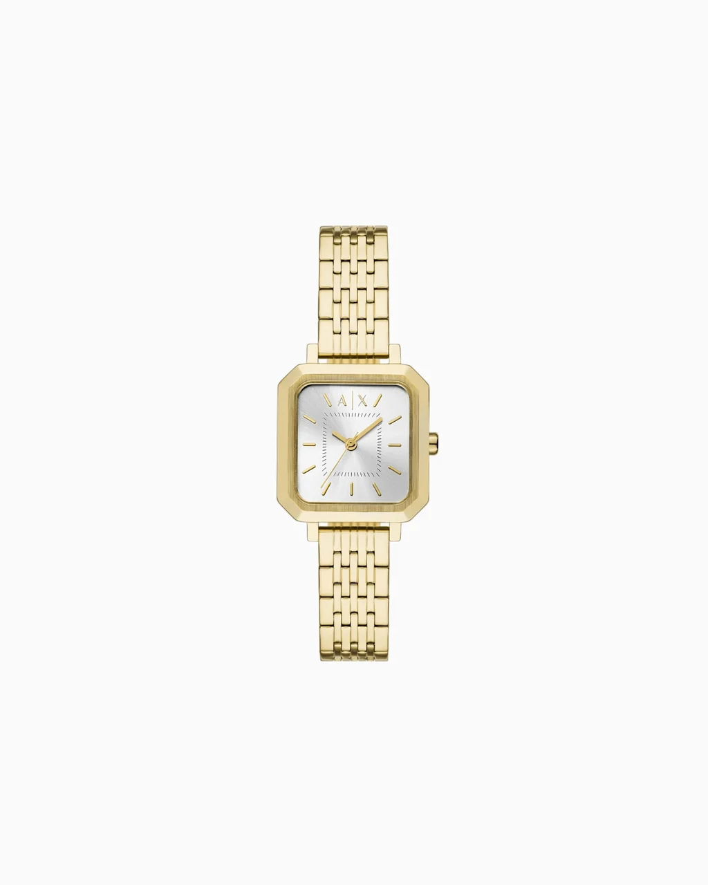 Armani Exchange Three-Hand Gold-Tone Stainless Steel Watch AX5725 27 mm kol saati
