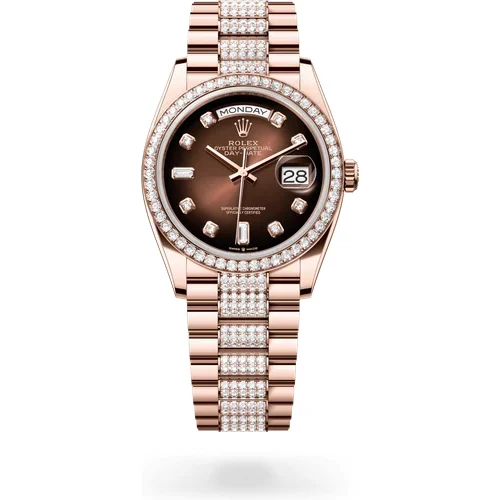 Rolex Day-Date 36 mm 128345RBR-0041 36 mm kol saati