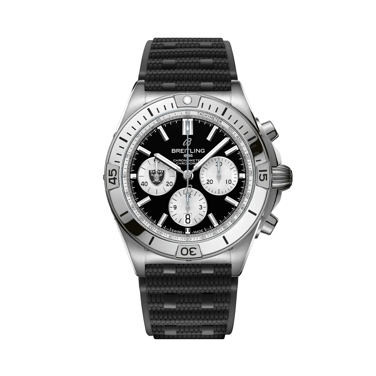 Breitling Chronomat B01 42 NFL Las Vegas Raiders Edition AB01342B1B1S1 42 mm kol saati