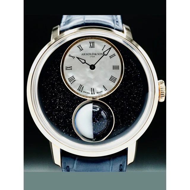 Arnold and Son Arnold & Son 1LMAR.A04A.C211A Luna Magna Gold II POC210000069860 kol saati