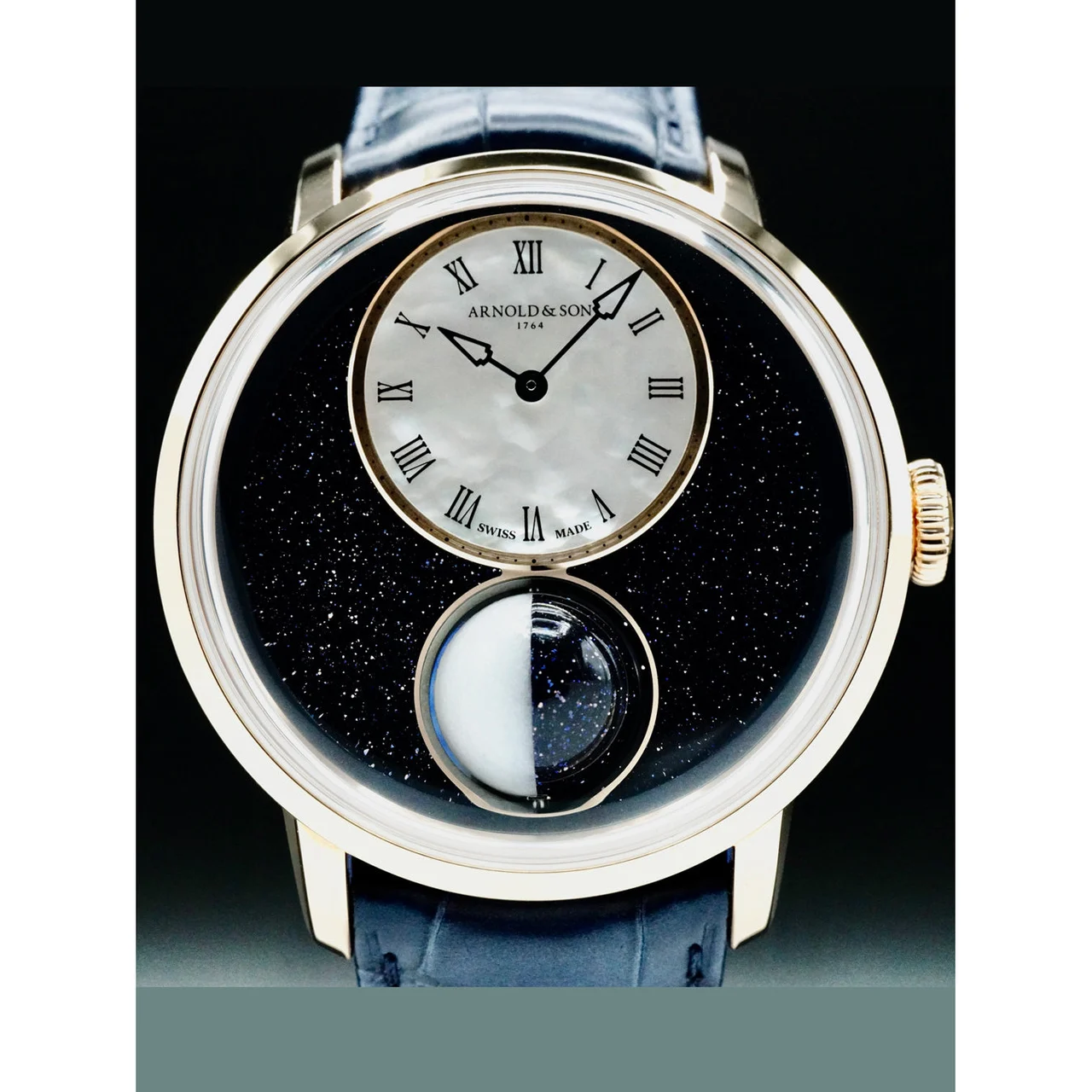 Arnold and Son Arnold & Son 1LMAR.A04A.C211A Luna Magna Gold II POC210000069860 44 mm kol saati