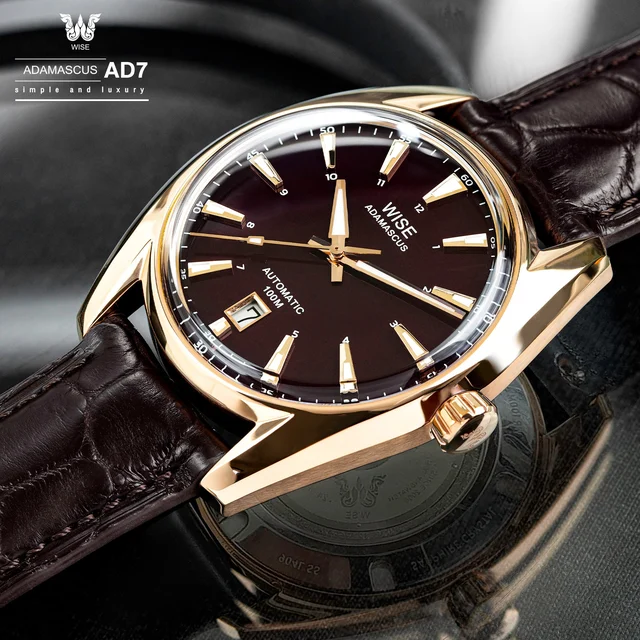 WISE ADAMASCUS AD751R Stainless Steel 904L kol saati