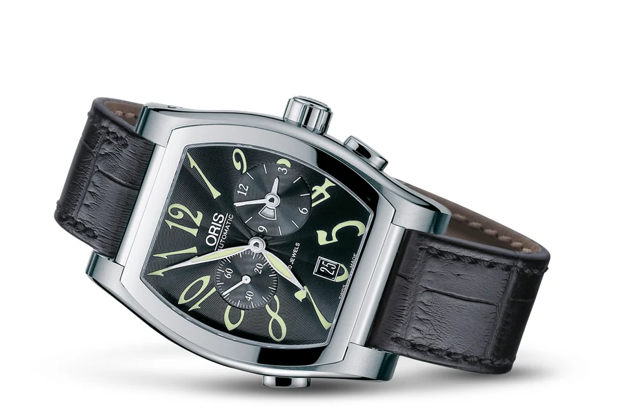 Oris Tonneau Worldtimer 01 690 7540 4064-07 5 20 44FC 38.5 mm kol saati