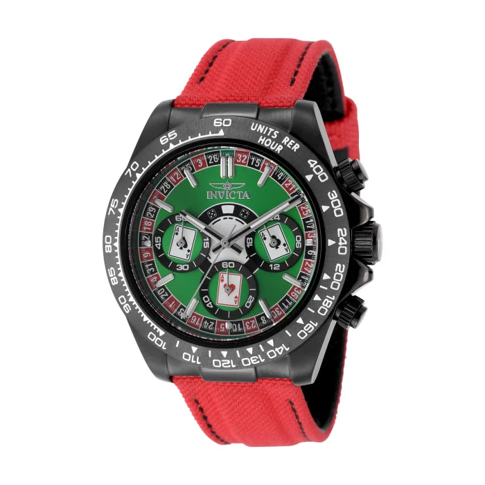 Invicta Speedway Montecarlo Watch - 40mm. Red (50518) 40 mm kol saati