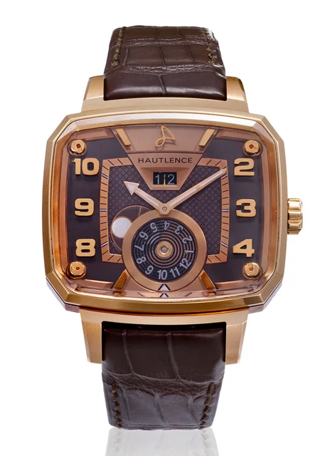 Hautlence HAUTLENCE REF. MTE002236, DESTINATION 04, 18K PINK GOLD AND TITANIUM kol saati