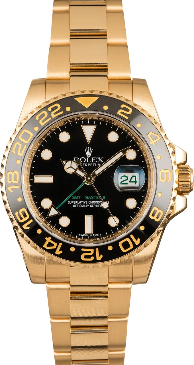 Rolex GMT-Master II Ref 116718 Black Dial 116718BKSO kol saati
