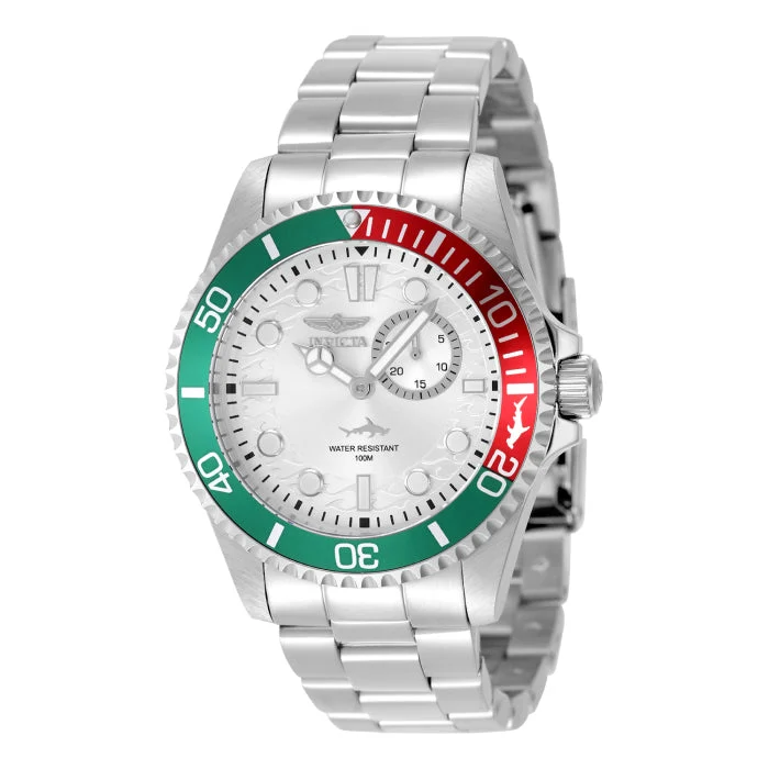 Invicta Pro Diver Quartz Multifunction Silver Dial Watch (ZG-49276) kol saati
