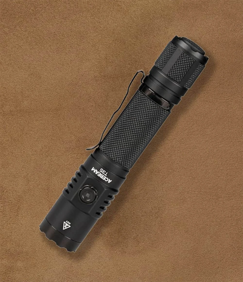 CountyComm Acebeam T35 CRTF 18650 Dual Switch Flashlight A41 kol saati